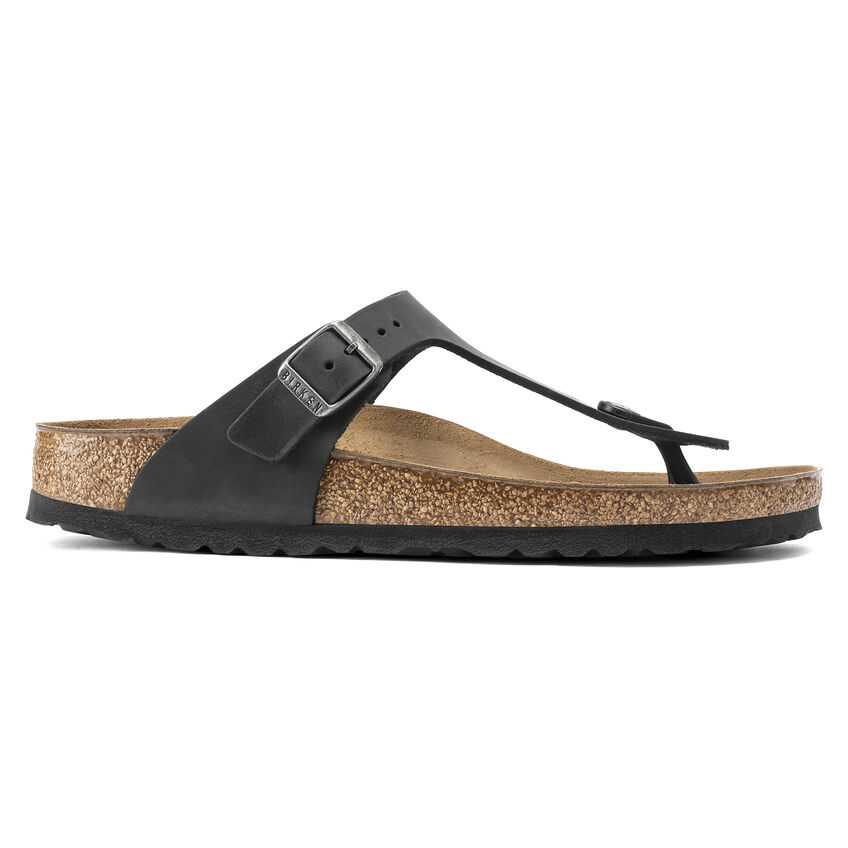 Birkenstock Gizeh Oiled Leather Black